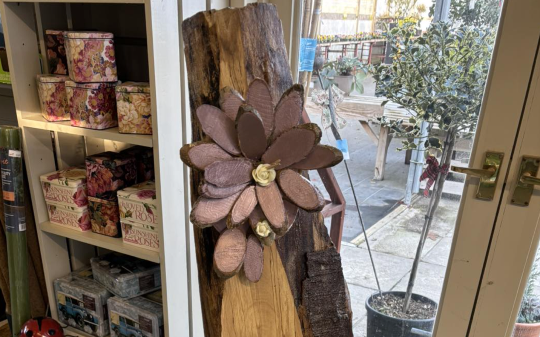 Cherry Tree Nursery team member creates unique floral artwork